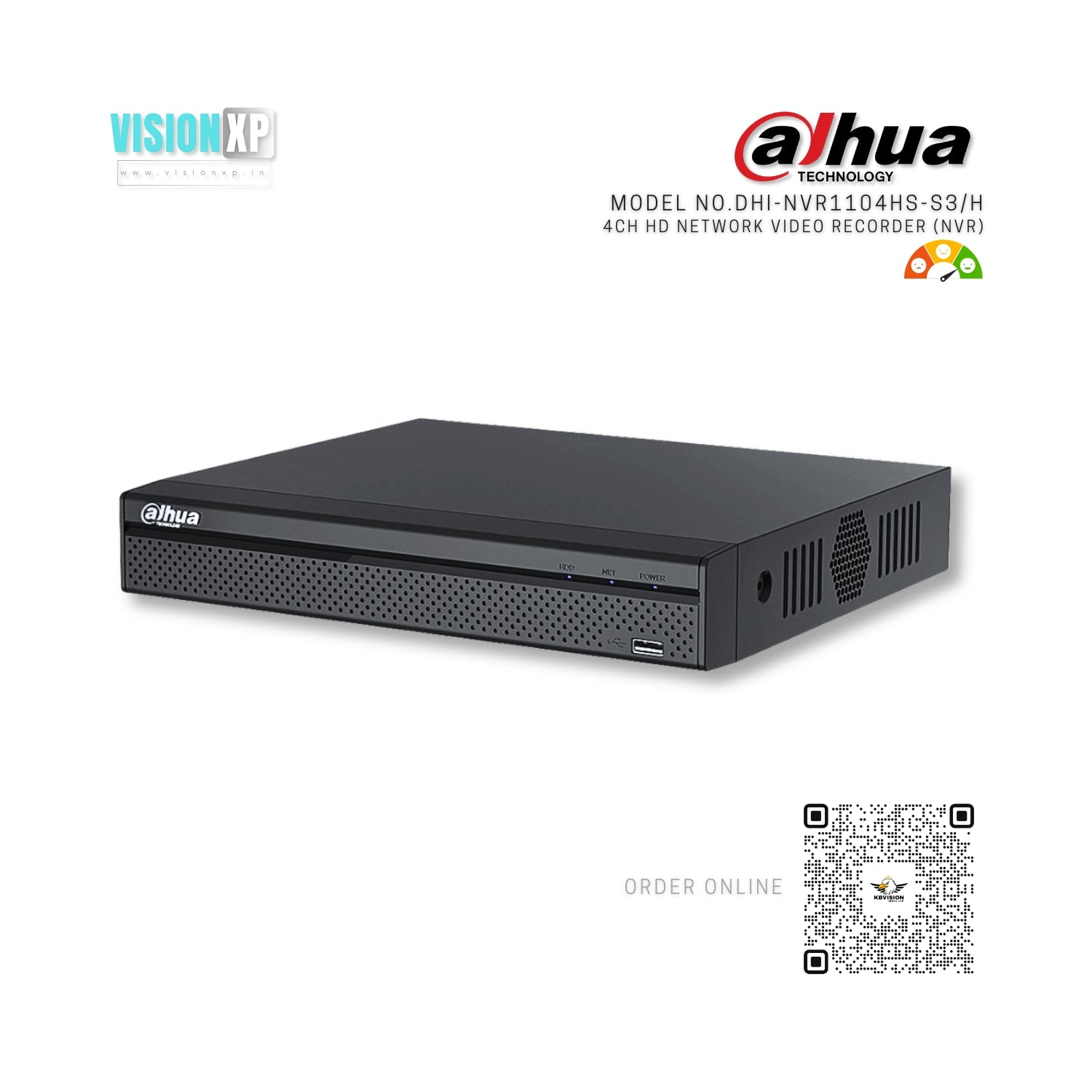 Dahua DHI-NVR1104HS-S3/H 4ch NVR Dahua DHI-NVR1104HS-S3/H 4ch NVR